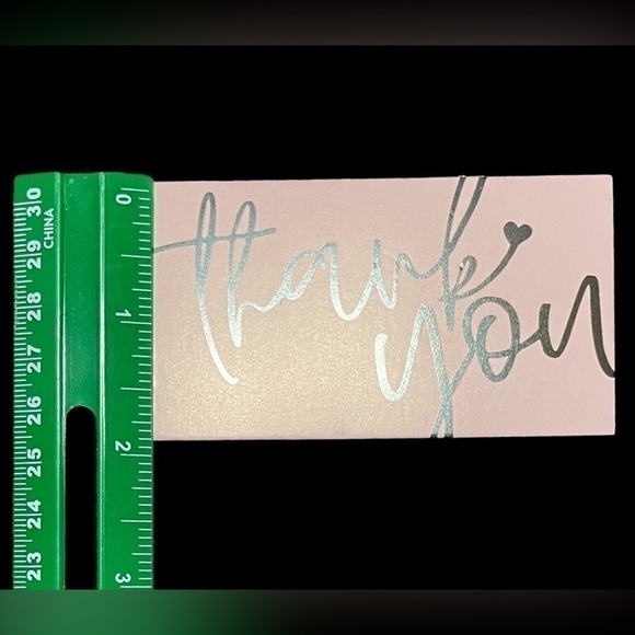 50 Thank you cards for your small business resellers Pink & Black Business Card - Picture 2 of 5